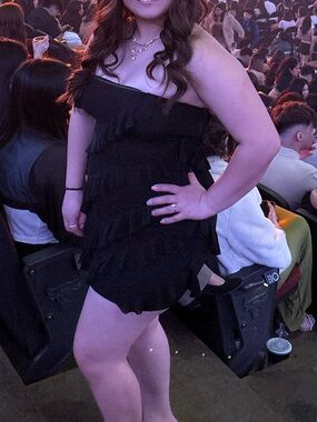 Tube Top Bodycon Sleeveless Ruffle Mini Party Dress